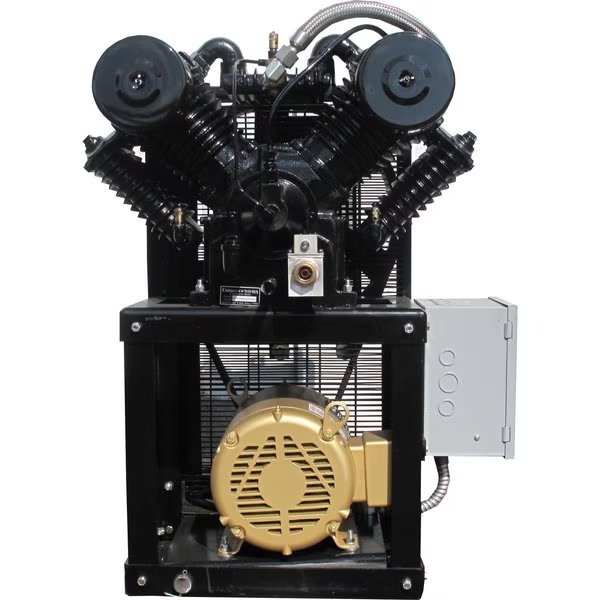 7.5Hp, 460-480V, 3 Phase, 60Hz, Cube Air Compressor, 28Cfm@175Psi, Industrial Gold, Mfr#: IGQ73-6-E-480